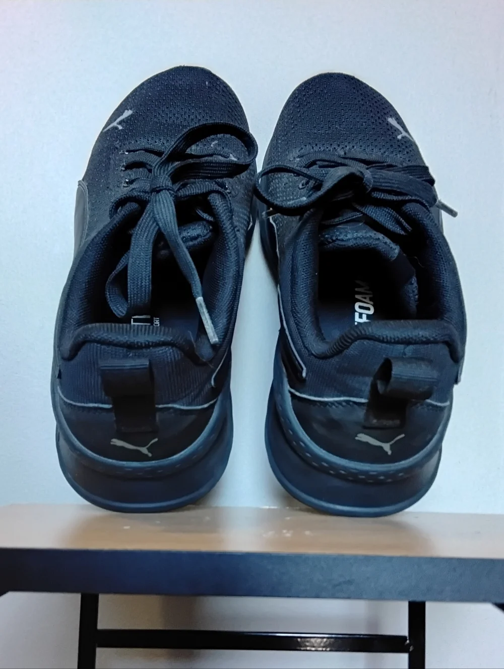 Puma Black Mesh & Synthetic Running Shoes – Size 6C EUC - Picture 8 of 12